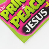 JESUS - Der Fürst des Friedens - Christlich Fleecedecke (Ecke)