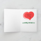 Jesus der Geburtstagsjunge Weihnachtskarte Karte (Innenseite)