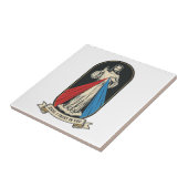 Jesus der Göttlichen Barmherzigkeit Vintage Fliese (Seite)