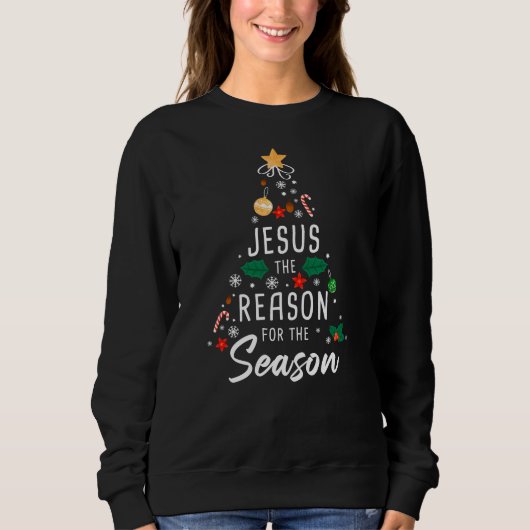 Jesus der Grund für die Jahreszeit - der Weihnacht Sweatshirt (Vorderseite)