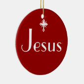 Jesus der Grund Keramikornament (Rechts)
