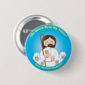 Jesus der gute Hirte Button (Vorne & Hinten)