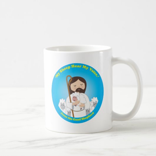 Jesus der gute Hirte Kaffeetasse (Rechts)