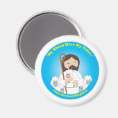 Jesus der gute Hirte Magnet (Vorderseite/Rückseite)