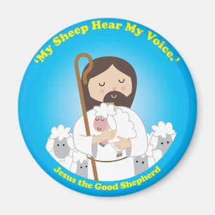 Jesus der gute Hirte Magnet