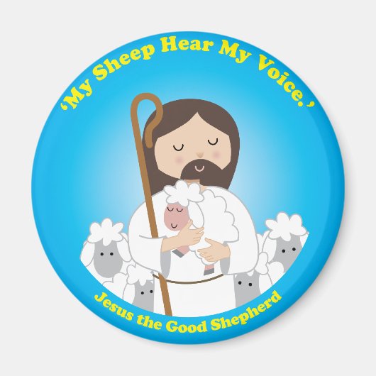 Jesus der gute Hirte Magnet (Vorne)
