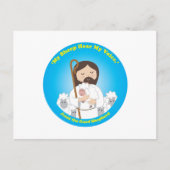 Jesus der gute Hirte Postkarte (Vorderseite)