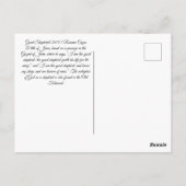 Jesus der gute Hirte Postkarte (Rückseite)