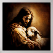 Jesus ~ Der gute Hirte ~ Psalm 23 ~ Poster (Vorne)