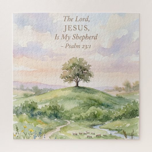 Jesus der gute Hirte Puzzle (Vertikal)