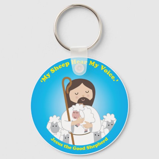Jesus der gute Hirte Schlüsselanhänger (Vorderseite)