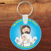 Jesus der gute Hirte Schlüsselanhänger (Vorderseite)