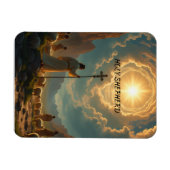 Jesus der Heilige Hirte  Magnet (Horizontal)