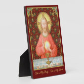 Jesus, der Heilige Kommunion (SAU 045) 5"x7" Fotoplatte (Seite)