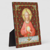 Jesus, der Heilige Kommunion (SAU 045) 8"x10" Fotoplatte (Seite)