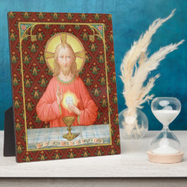 Jesus, der Heilige Kommunion (SAU 045) 8"x10" Fotoplatte