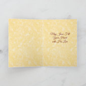 Jesus, der Heilige Kommunion (SAU 045) Karte (Innenseite)