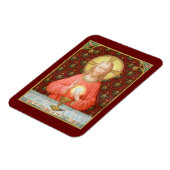 Jesus, der Heilige Kommunion (SAU 045) Magnet (Linke Seite)