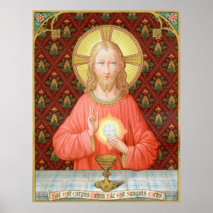 Jesus, der Heilige Kommunion (SAU 045) Poster