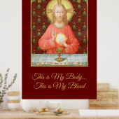 Jesus, der Heilige Kommunion (SAU 045) Poster (Küche)