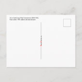 Jesus, der Heilige Kommunion (SAU 045) Postkarte (Rückseite)