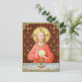 Jesus, der Heilige Kommunion (SAU 045) Postkarte (Stehend Vorderseite)