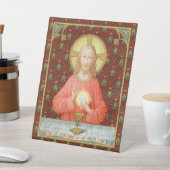 Jesus, der Heilige Kommunion (SAU 045) Sockelschild (In SItu)