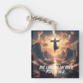 Jesus, der Herr, ist mein Fels Schlüsselanhänger (Vorderseite)