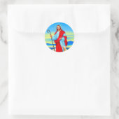 Jesus der Hirte Aufkleber (Tasche)