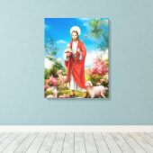 Jesus der Hirte Leinwanddruck (Insitu (Holzboden))