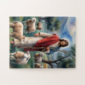 Jesus der Hirte Puzzle (Horizontal)