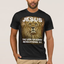 JESUS der LION JUDAH, Christliche T - Shirt