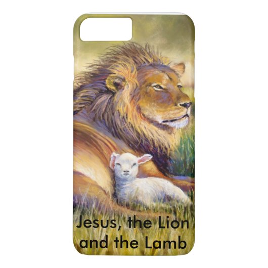 Jesus, der Löwe und das Lamm Case-Mate iPhone Hülle (Rückseite)