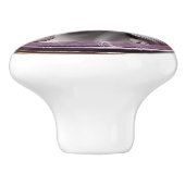 Jesus, der mit Dornen in den Himmel schaut Keramikknauf (Seitenansicht)