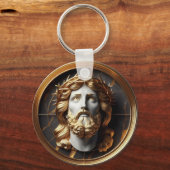 Jesus, der mit göttlicher Begegnung in den Himmel Schlüsselanhänger (Vorderseite)