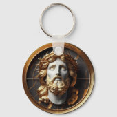 Jesus, der mit göttlicher Begegnung in den Himmel Schlüsselanhänger (Rückseite)