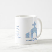 JESUS DER NAME ÜBER ALLE NAMEN Bibelverse Church Kaffeetasse (VorderseiteRechts)