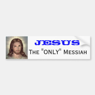 JESUS, der "NUR" Messiah Autoaufkleber