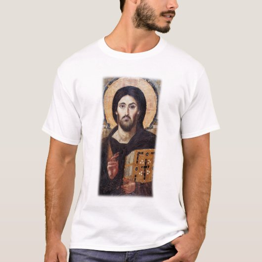 Jesus der Pantokator T-Shirt (Vorderseite)