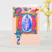 Jesus der Renaissance Karte (Gelbe Blume)