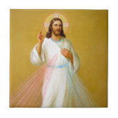Jesus der Segen katholische Kunst Fliese (Vorderseite)