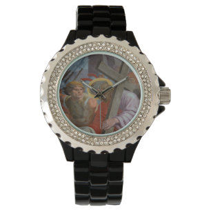 Jesus, der sein Kreuz trug Armbanduhr