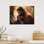 Jesus der Sohn Gottes Poster (Küche)