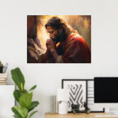 Jesus der Sohn Gottes Poster (Heimbüro)