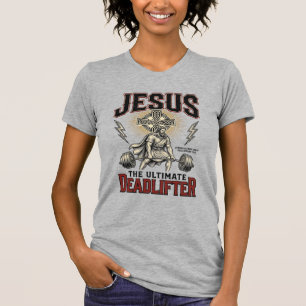 Jesus Der ultimative Deadlifter Vintage Christlich T-Shirt