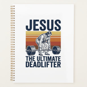 Jesus Der ultimative Deadlifter Vintage Gym Shirt_ Planer