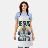 Jesus Der ultimative Deadlifter Vintage Schürze (Getragen)