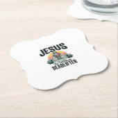 Jesus Der ultimative Deadlifter Vintage Untersetzer (angewinkelt)