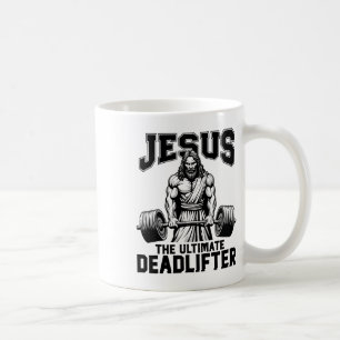 Jesus Der ultimative Kraftsportler Lustiger Christ Kaffeetasse