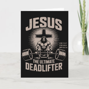 Jesus Der ultimative Kraftsportler Muskel Kind Lus Karte